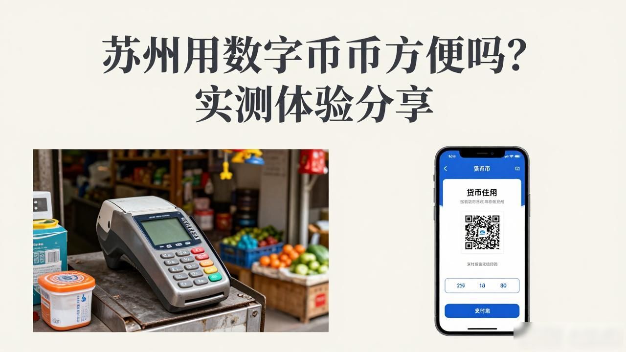 苏州用数字货币方便吗?实测体验分享