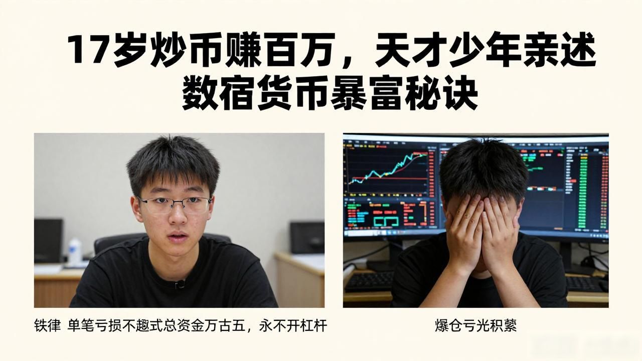 17岁炒币赚百万，天才少年亲述数字货币暴富秘诀