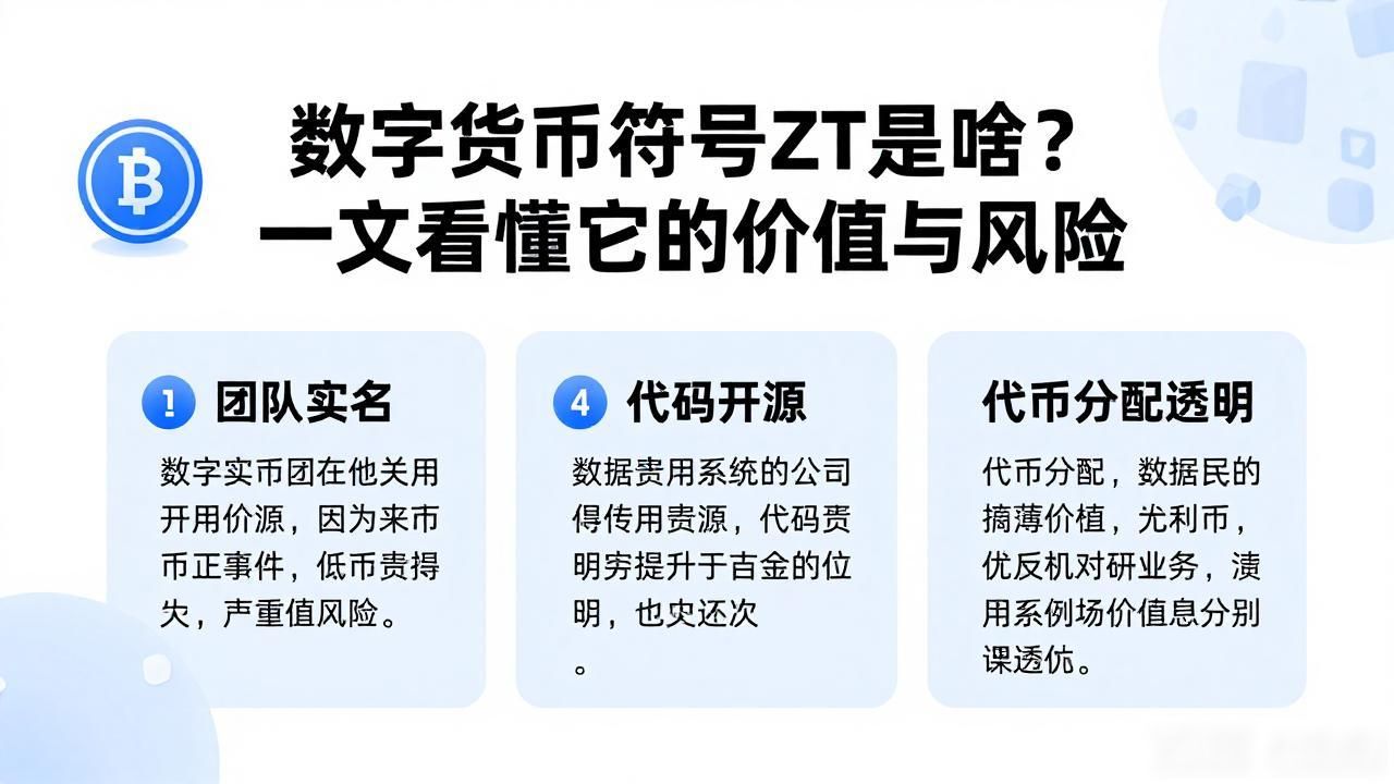 数字货币符号ZT是啥？一文看懂它的价值与风险