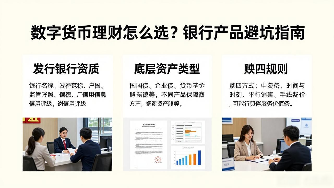 数字货币理财怎么选?银行产品避坑指南