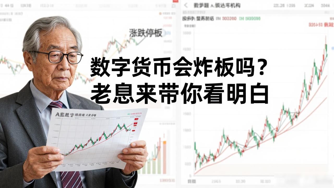 数字货币会炸板吗？老股民带你看明白