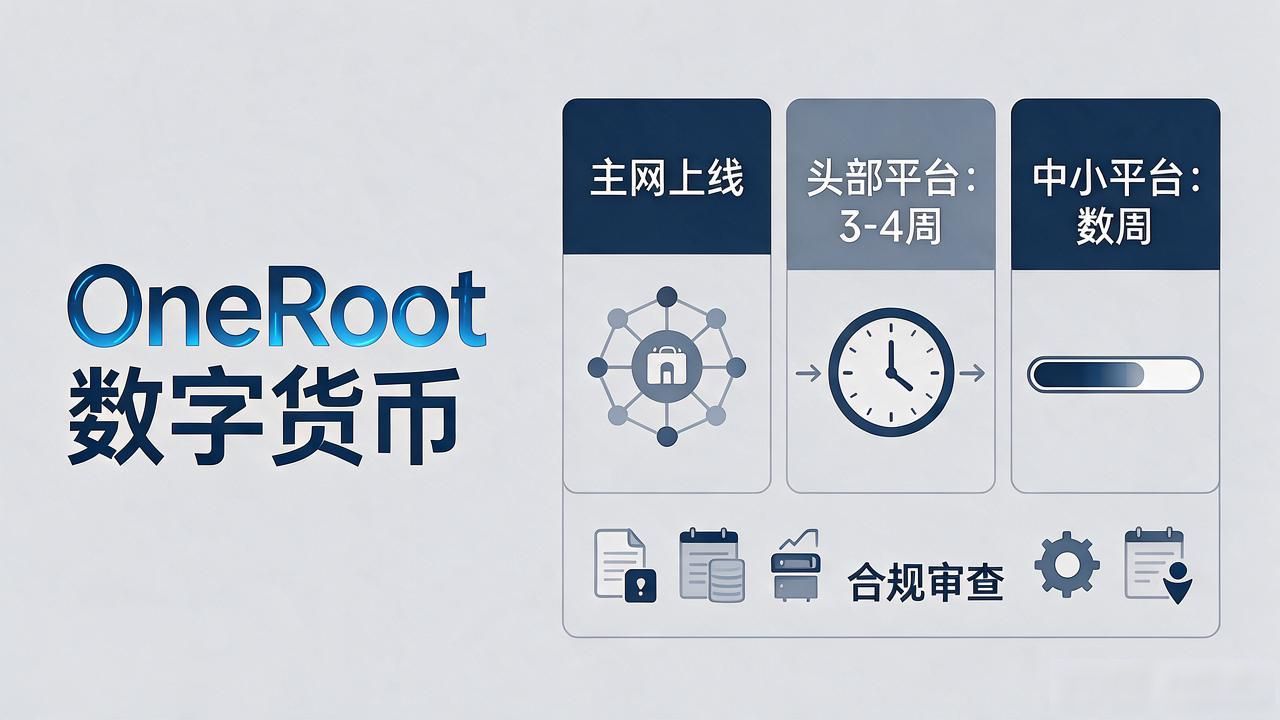 OneRoot数字货币到底啥时候上市？关键节点一次说清