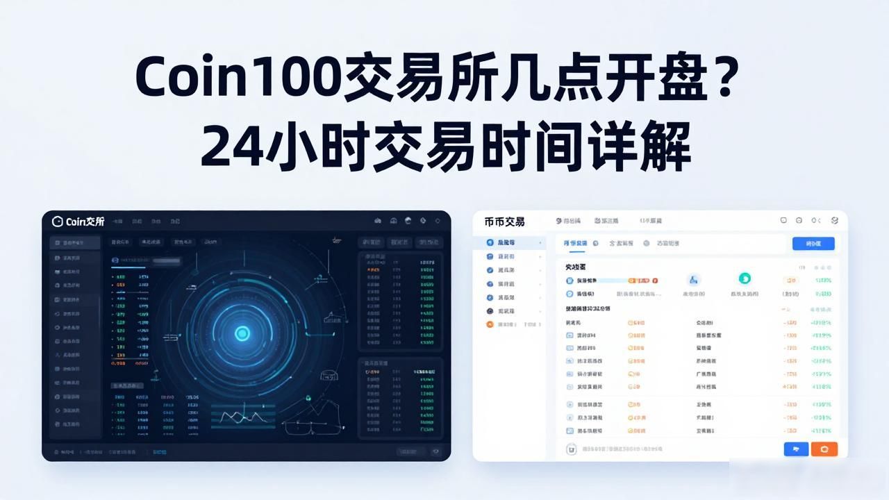 Coin100交易所几点开盘?24小时交易时间详解
