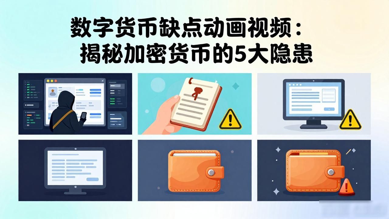 数字货币缺点动画视频：揭秘加密货币的5大隐患