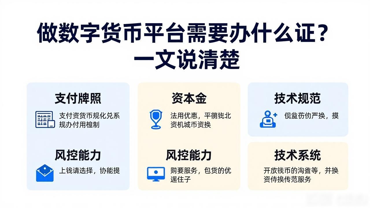 做数字货币平台需要办什么证？一文说清楚