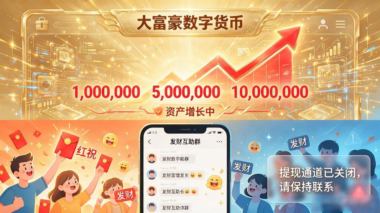 大富豪数字货币到底行不行？一个老币民掏心窝子说几句实话
