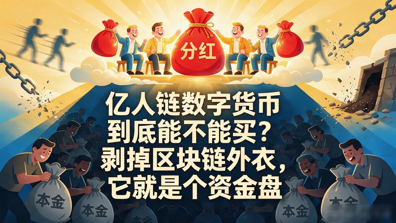 亿人链数字货币到底能不能买？剥掉区块链外衣，它就是个资金盘