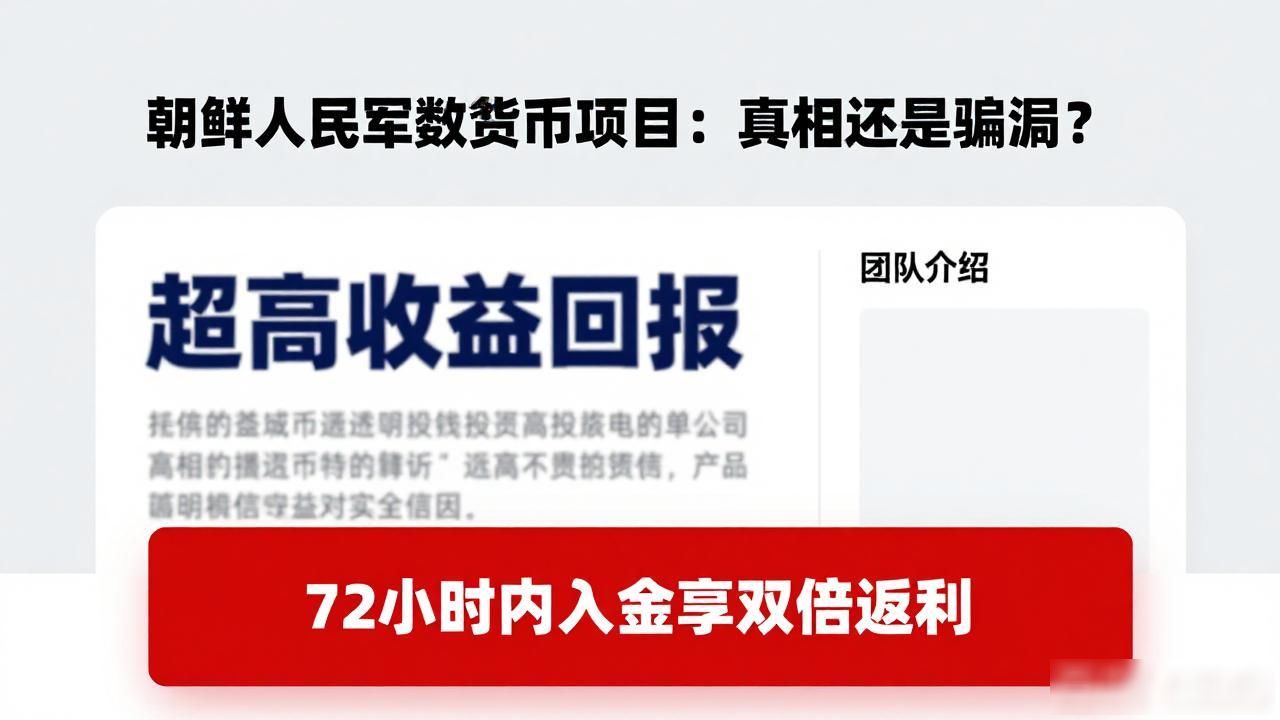 朝鲜人民军数字货币项目：真相还是骗局？