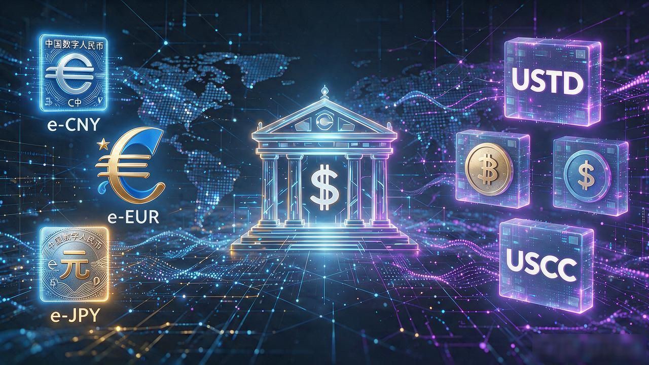 美元对等数字货币来了，USDT、USDC和央行数字货币都在抢美元的位置