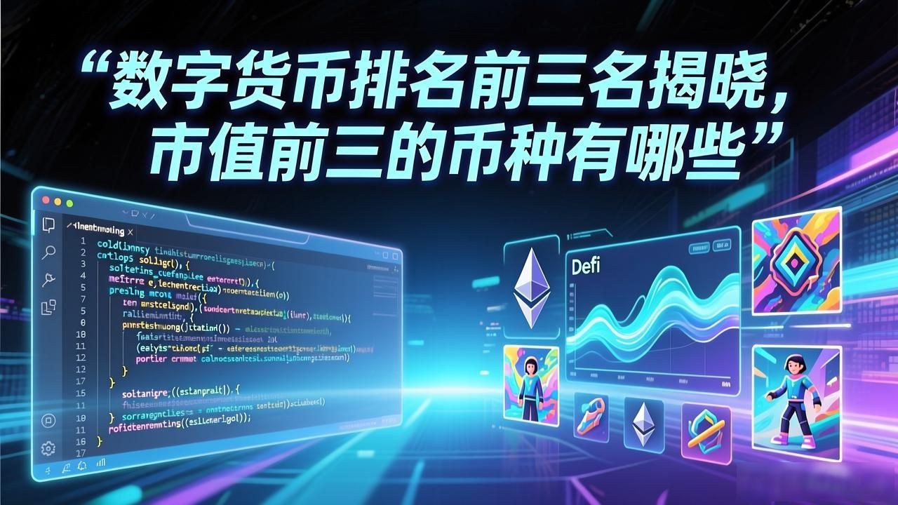 数字货币排名前三名揭晓，市值前三的币种有哪些