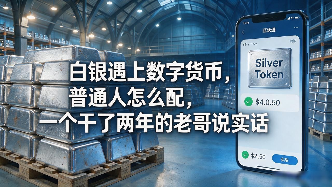 白银遇上数字货币，普通人怎么配，一个干了两年的老哥说实话