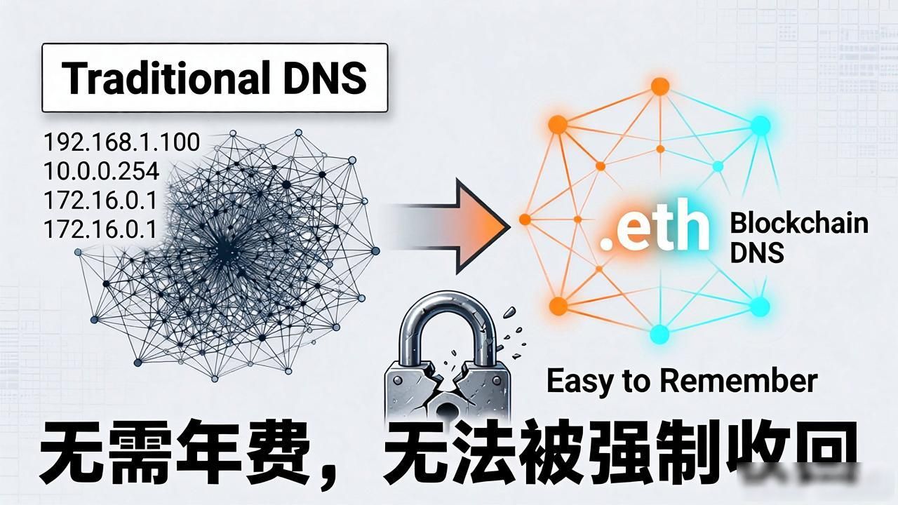 去中心化域名：区块链DNS如何终结巨头垄断