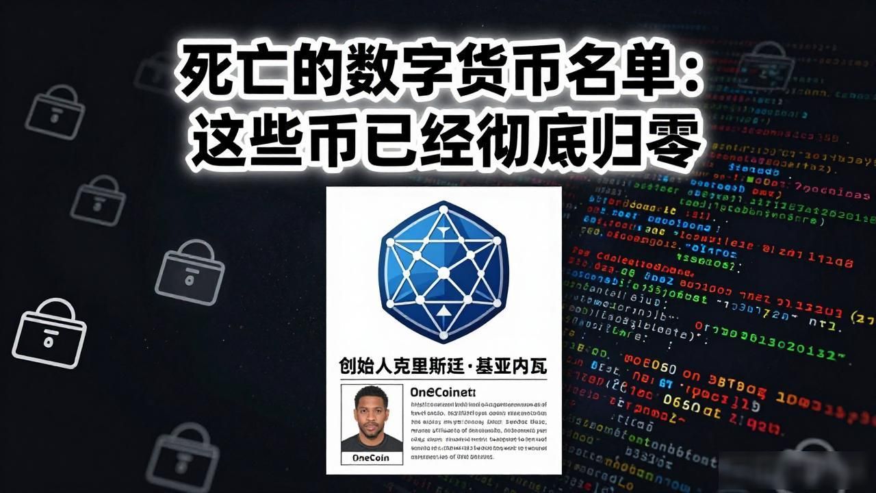 死亡的数字货币名单：这些币已经彻底归零