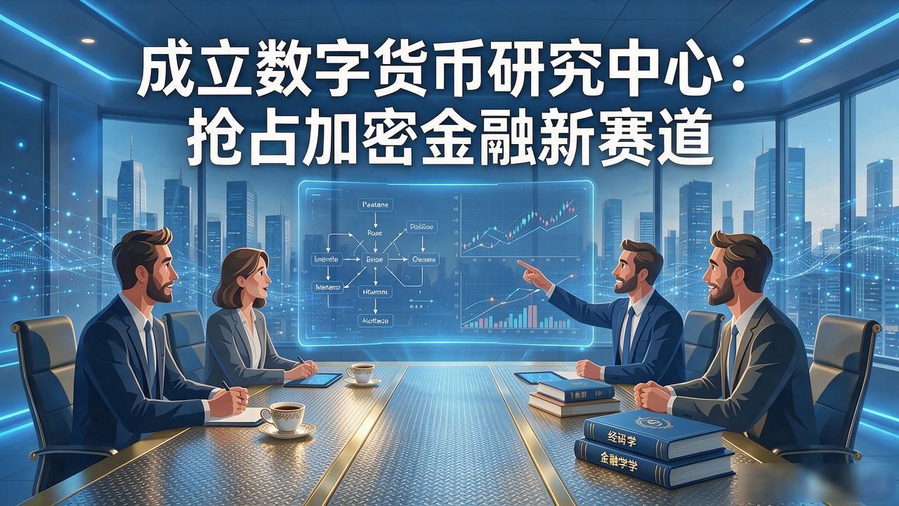 成立数字货币研究中心：抢占加密金融新赛道