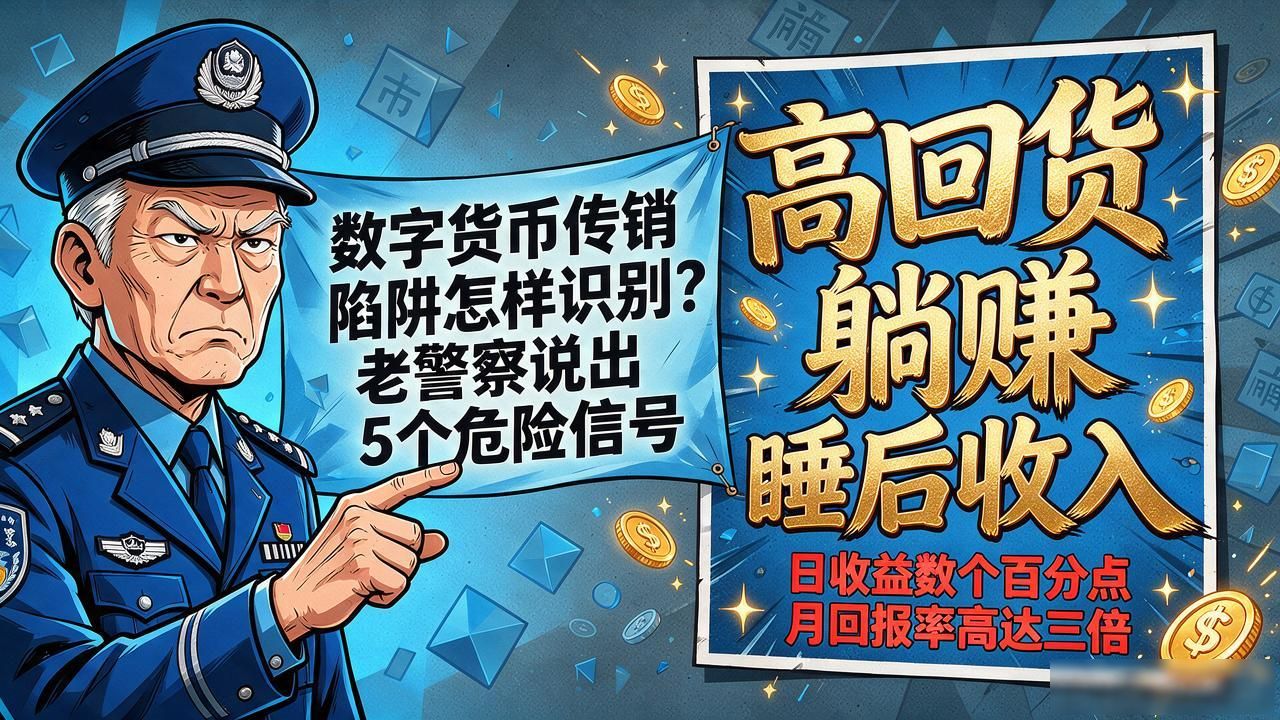 数字货币传销陷阱怎样识别？老警察说出5个危险信号