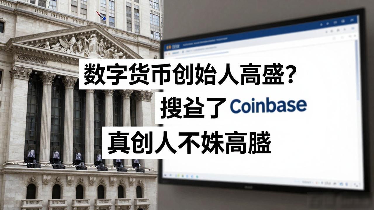 数字货币创始人高盛？搜岔了 真创始人不姓高盛