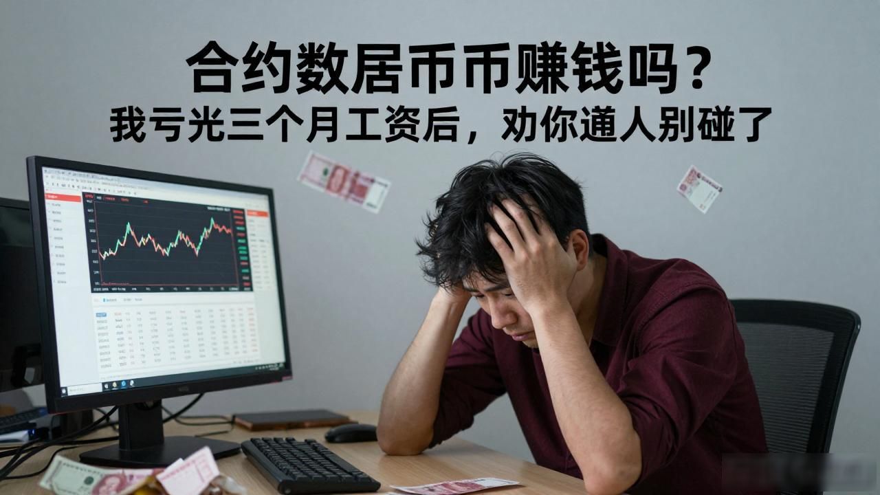合约数字货币赚钱吗？我亏光三个月工资后，劝你普通人别碰了