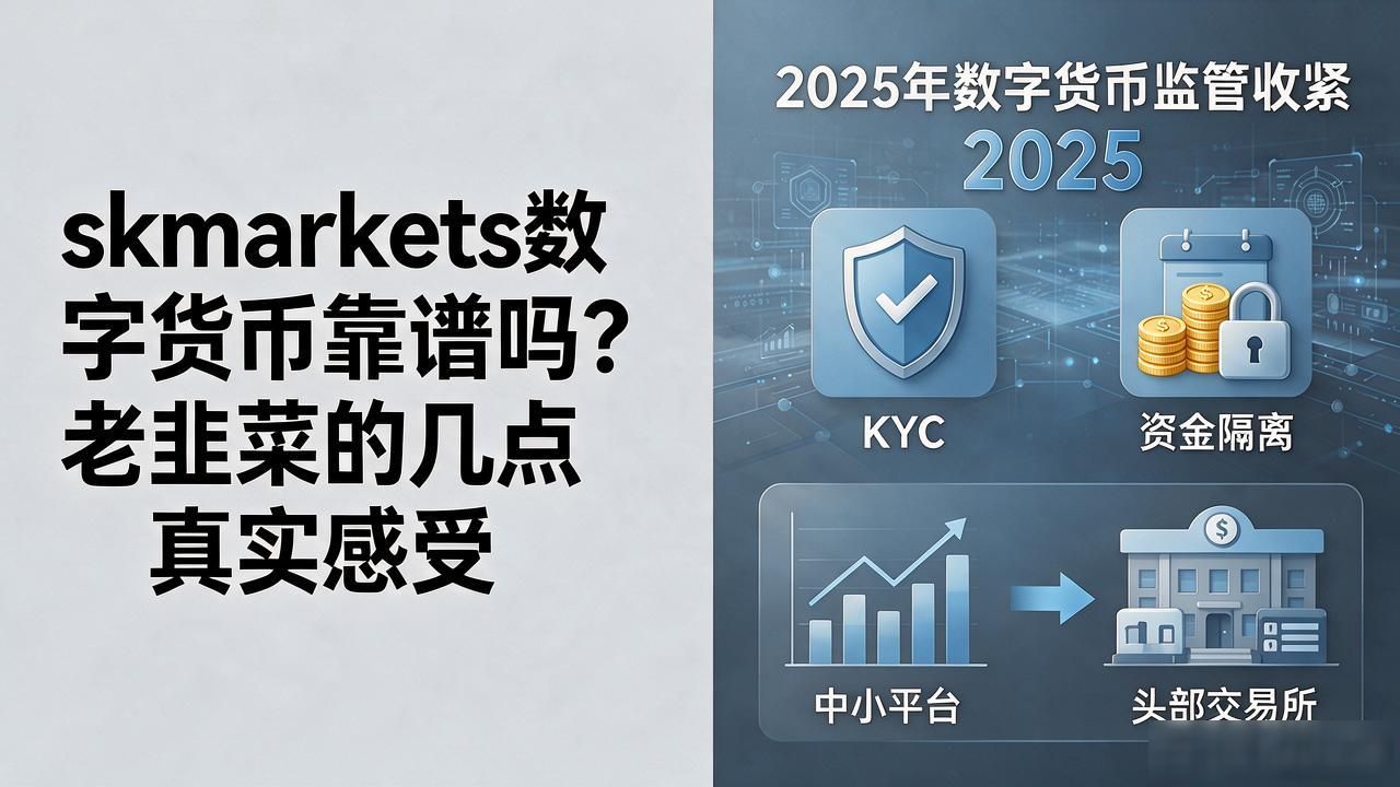 skmarkets数字货币靠谱吗？老韭菜的几点真实感受