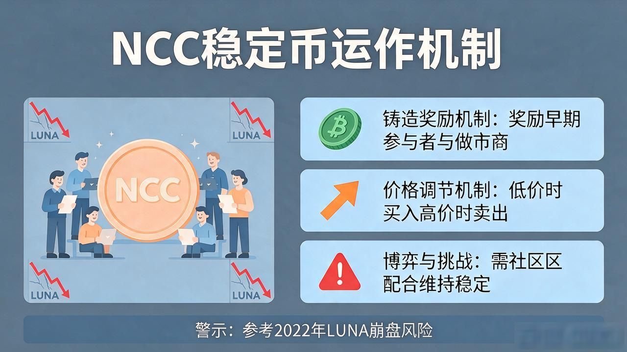 数字货币NCC是什么？一文读懂这个稳定币项目