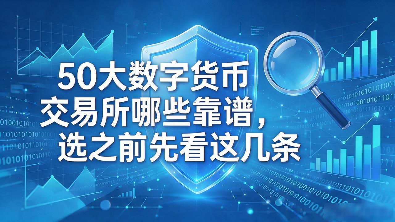 50大数字货币交易所哪些靠谱，选之前先看这几条