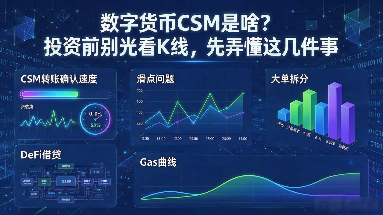 数字货币csm是啥？投资前别光看K线，先弄懂这几件事