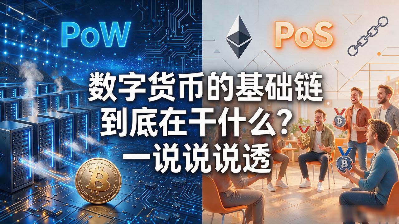 数字货币的基础链到底在干什么？一句话说透