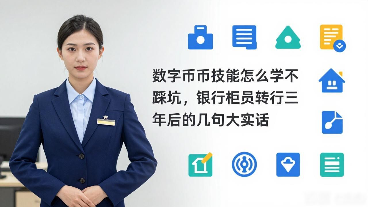 数字货币技能怎么学不踩坑，银行柜员转行三年后的几句大实话