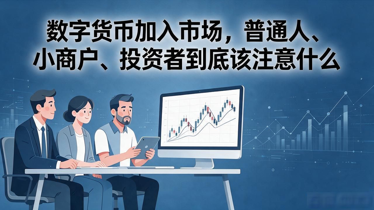 数字货币加入市场，普通人、小商户、投资者到底该注意什么