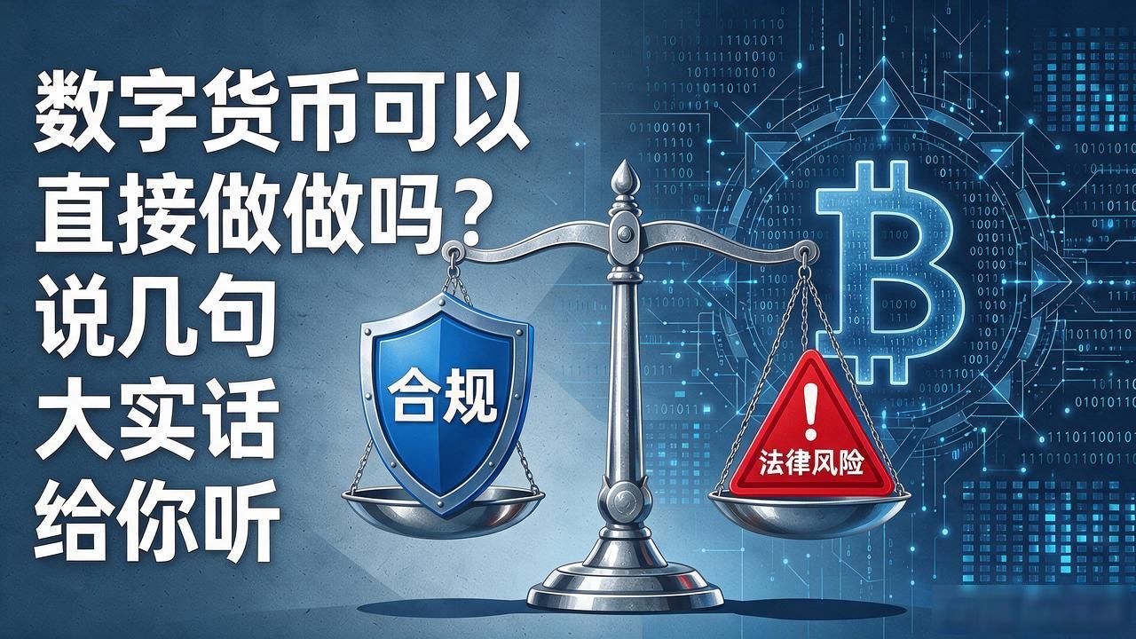 数字货币可以直接做吗？说几句大实话给你听