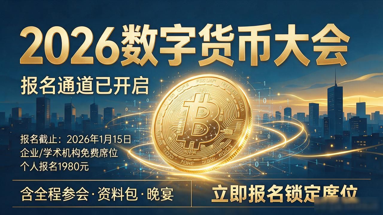 刚收到数字货币大会邀请函，2026峰会报名和参会重点都在这