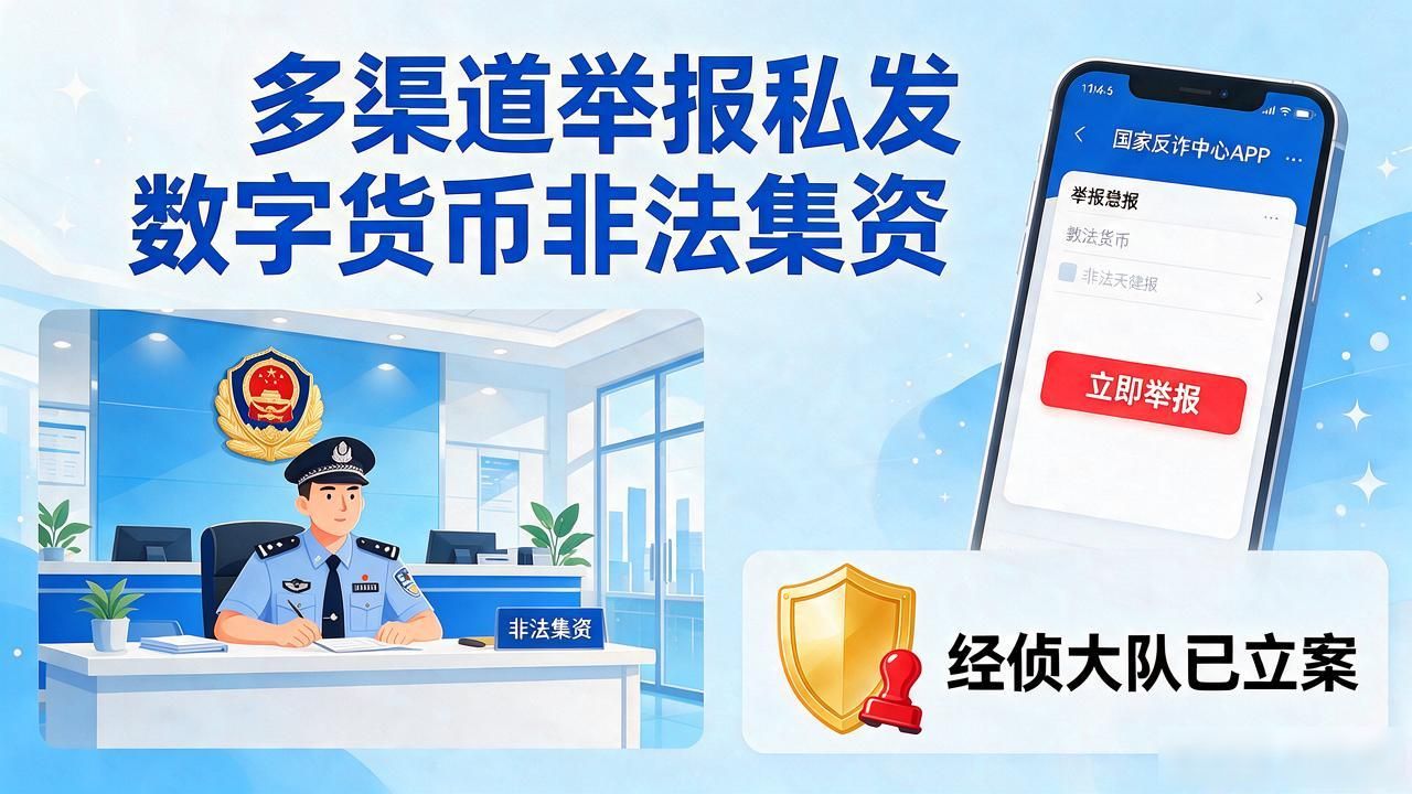 有人私发数字货币怎么举报？找哪个部门最管用