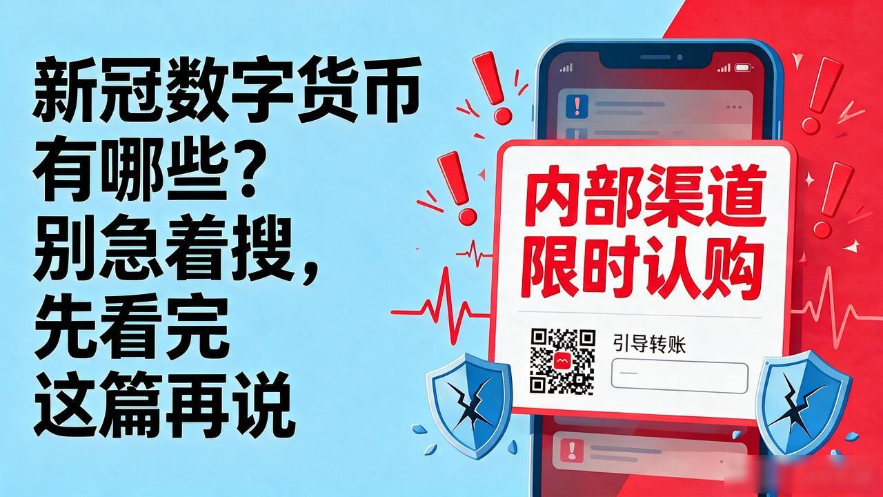 新冠数字货币有哪些？别急着搜，先看完这篇再说