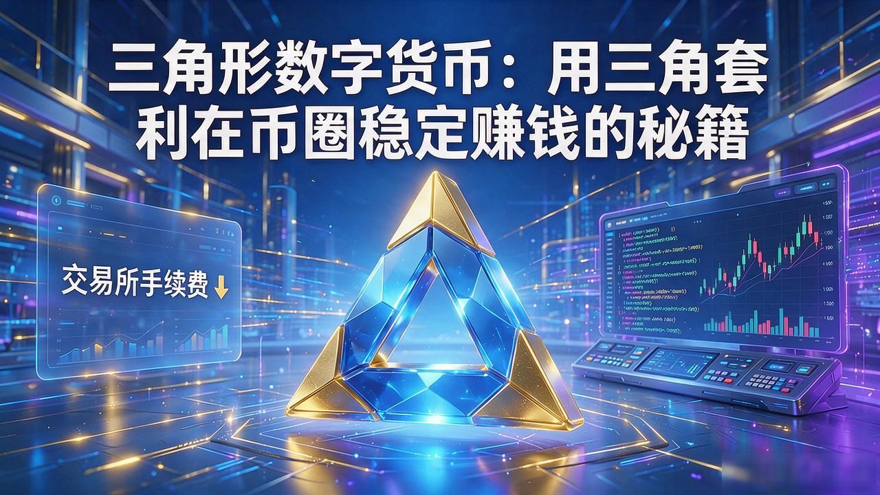 三角形数字货币：用三角套利在币圈稳定赚钱的秘籍