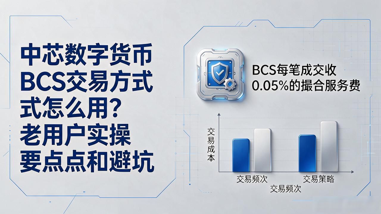 中芯数字货币BCS交易方式怎么用？老用户实操要点和避坑