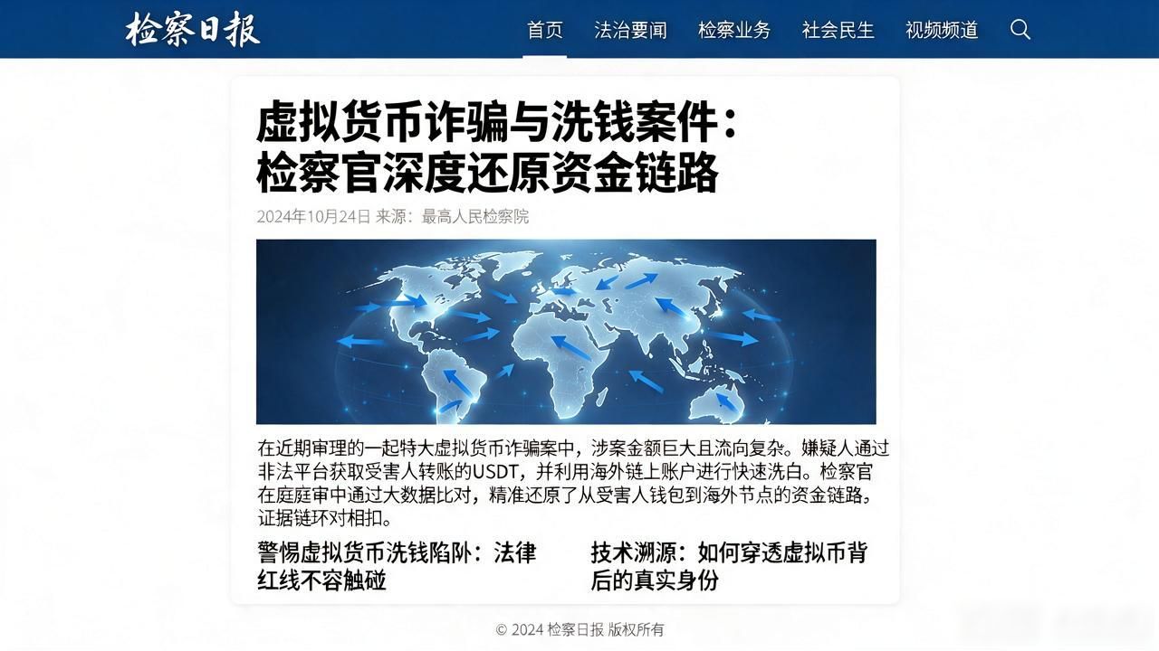 上检察日报官网搜数字货币，能查到什么？一个老编辑帮你理清头绪
