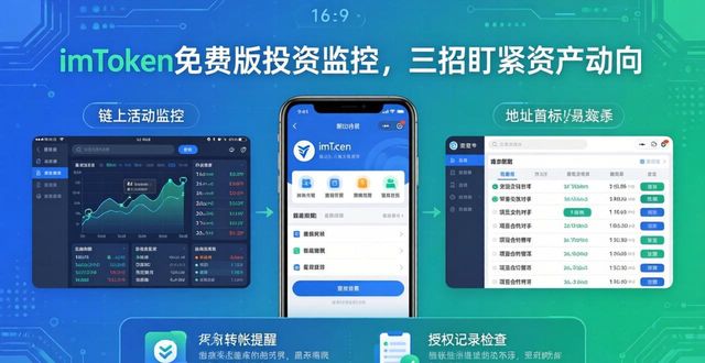 imToken免费版投资监控，三招盯紧资产动向