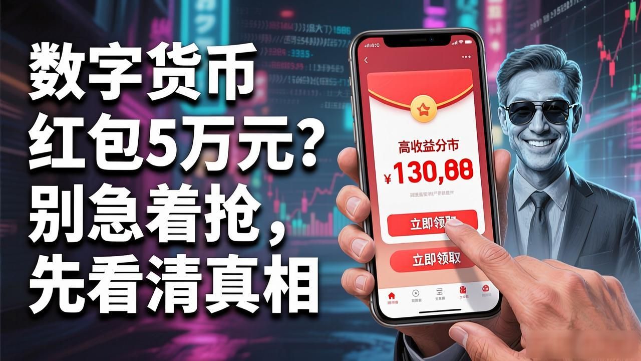 数字货币红包5万元?别急着抢,先看清真相