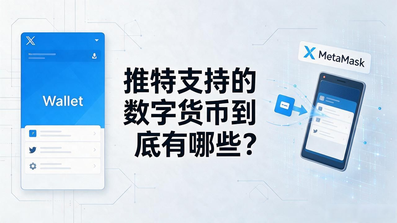 推特支持的数字货币到底有哪些？X平台加密支付实操指南