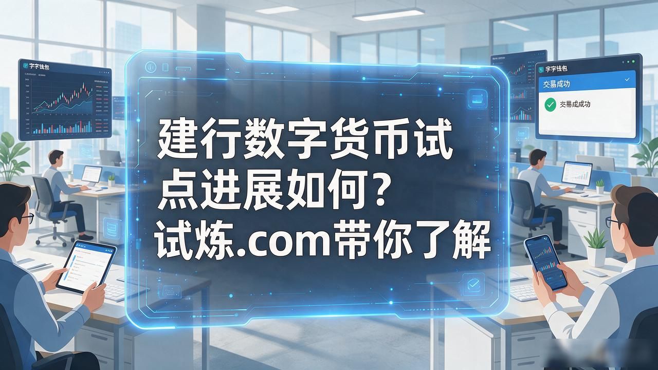 建行数字货币试点进展如何？试炼.com带你了解
