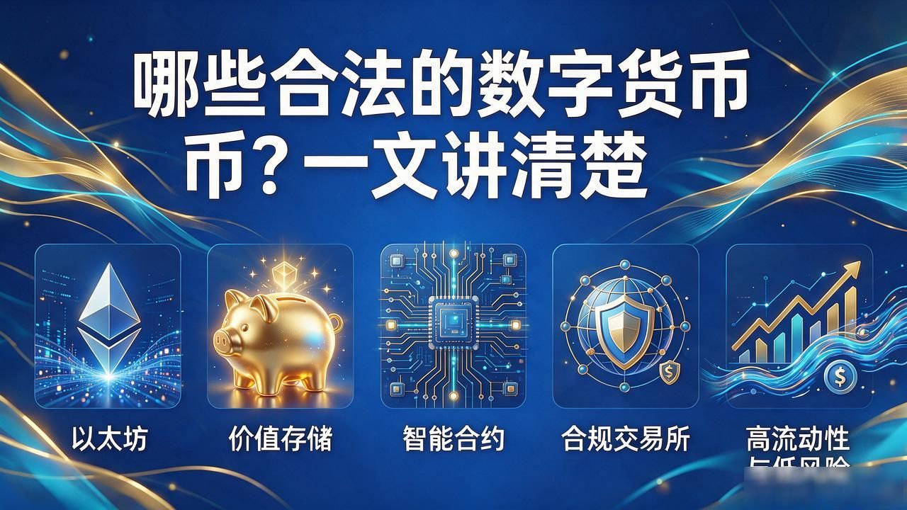哪些合法的数字货币?一文讲清楚