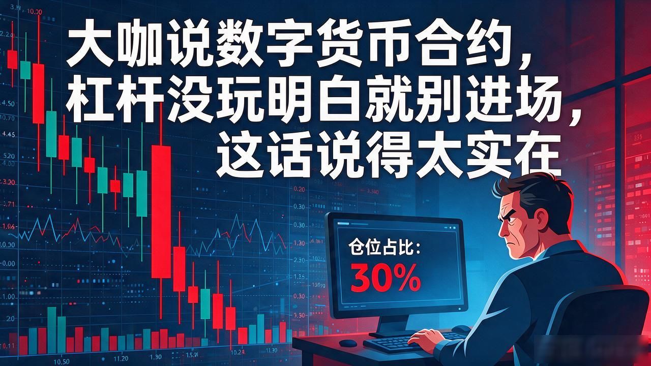 大咖说数字货币合约，杠杆没玩明白就别进场，这话说得太实在