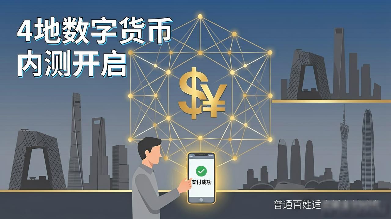 4地数字货币内测开启，普通百姓该如何适应新支付时代？