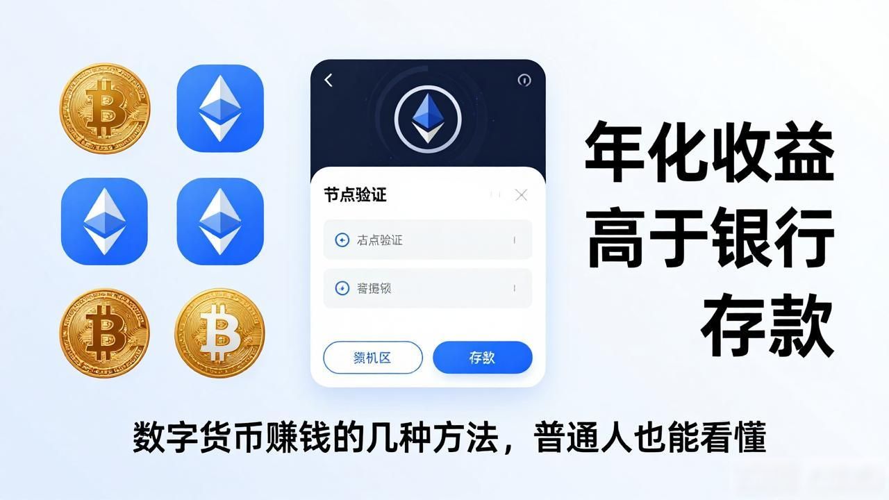 数字货币赚钱的几种方法，普通人也能看懂
