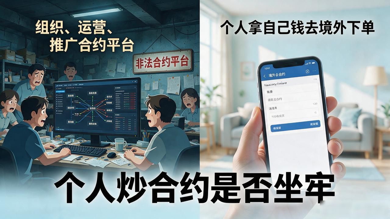 数字货币打合约违法吗？个人炒合约到底会不会坐牢