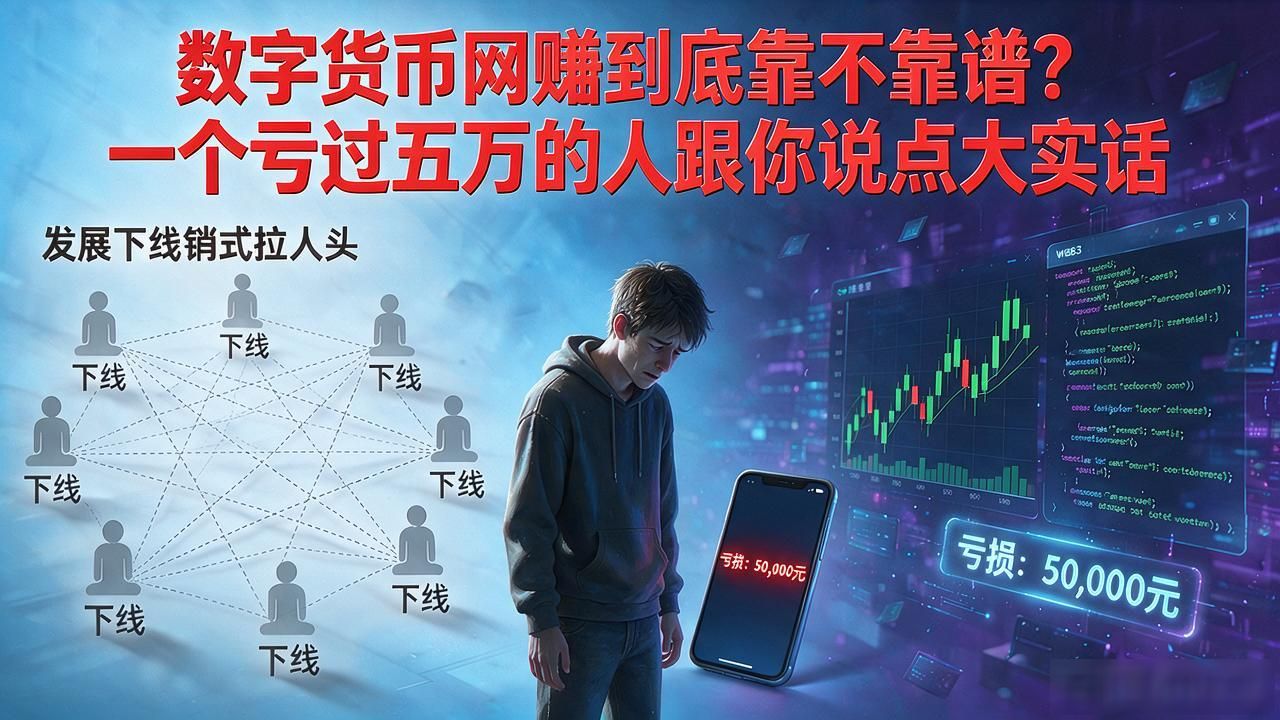 数字货币网赚到底靠不靠谱?一个亏过五万的人跟你说点大实话