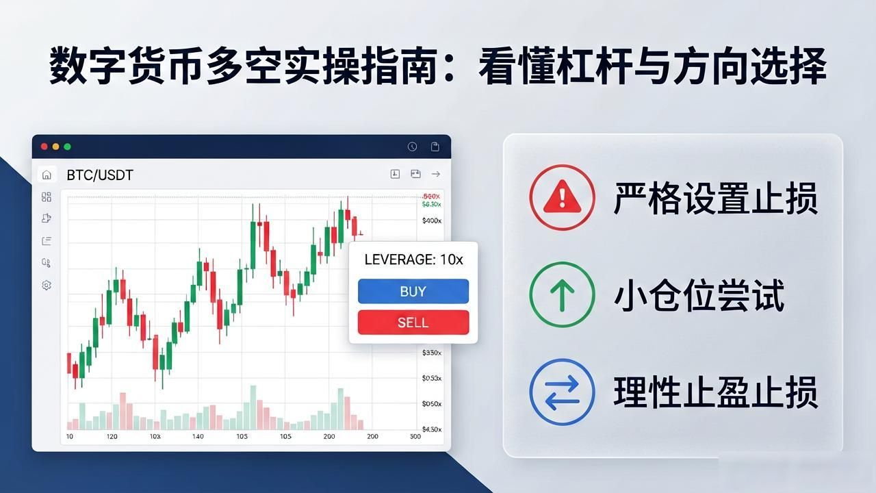 数字货币多空实操指南：看懂杠杆与方向选择