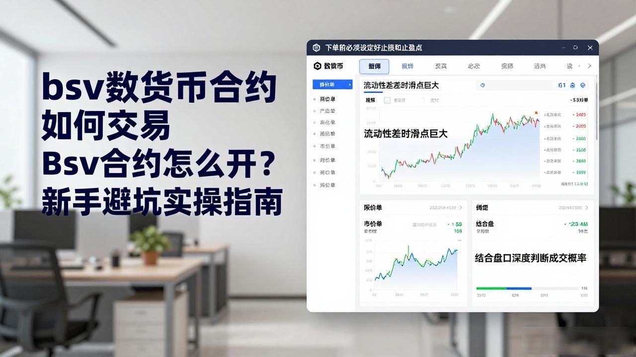 bsv数字货币合约如何交易 Bsv合约怎么开？新手避坑实操指南