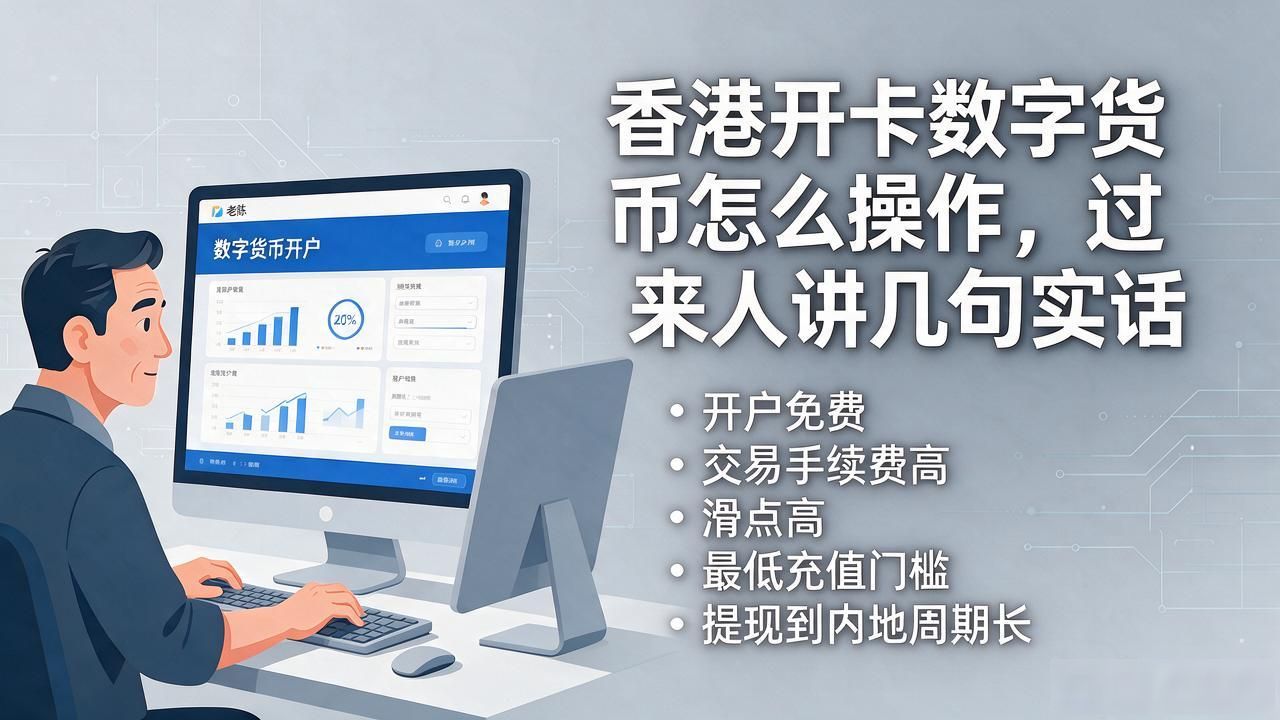香港开卡数字货币怎么操作，过来人讲几句实话
