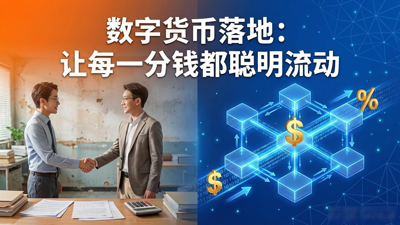 数字货币落地：让每一分钱都聪明流动