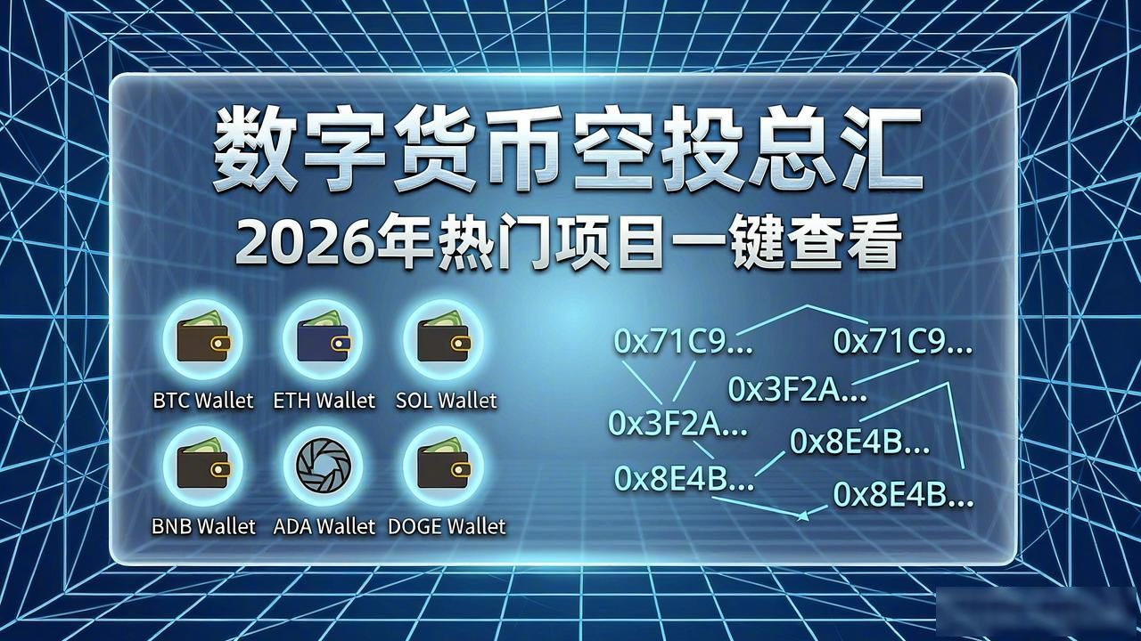 数字货币空投总汇：2026年热门项目一键查看